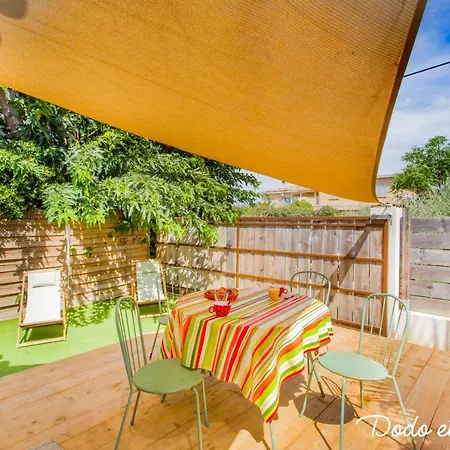 Glorious Little House Close To The Beach With Ac - Dodo Et Tartine Apartment *